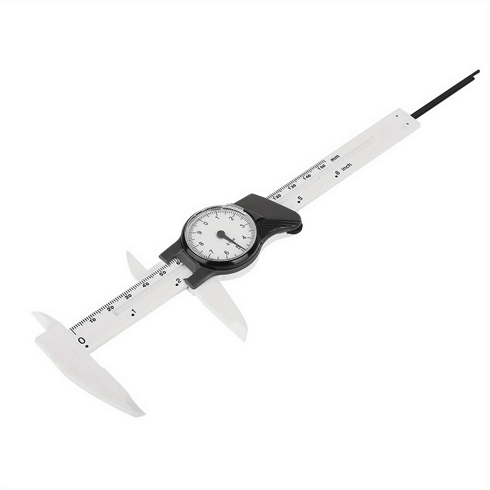 1pc Professional Digital Dial Vernier Caliper, 0-150mm Plastic Measuring Tool, 0.1mm Precision, Non-Electric, No Battery Required