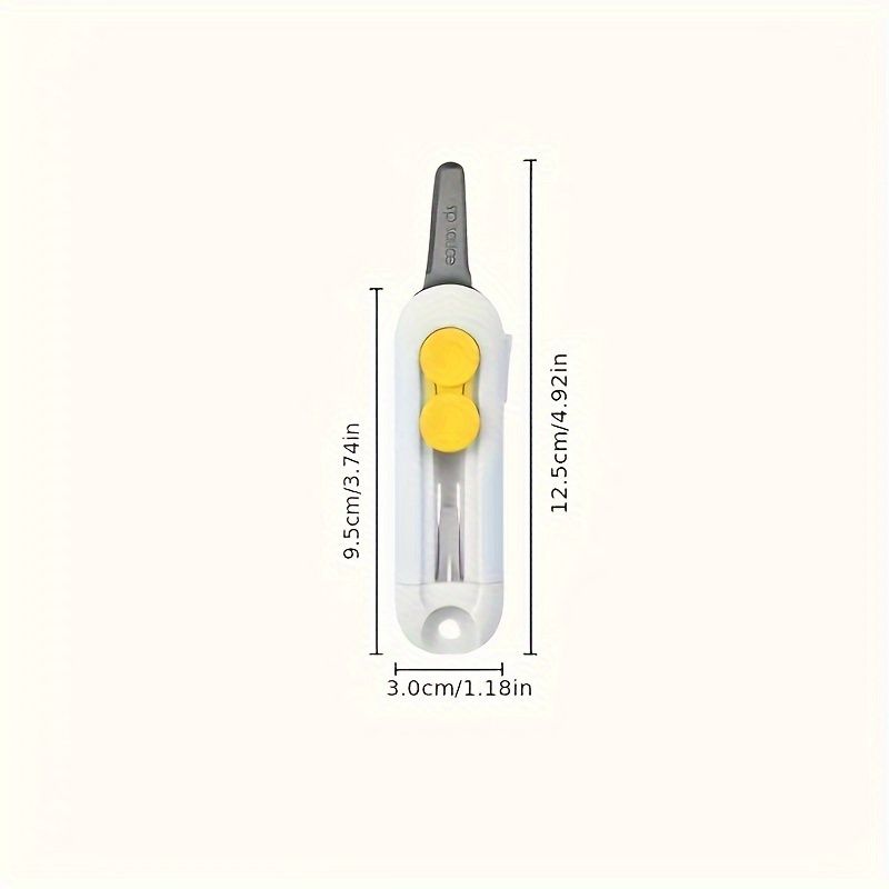 1PC Mini Utility Knife - Suitable for Unpacking, Office Stationery and Unpacking, Retractable Mini Assembly Knife, Safe Portable Utility Knife, Practical Everyday Tool