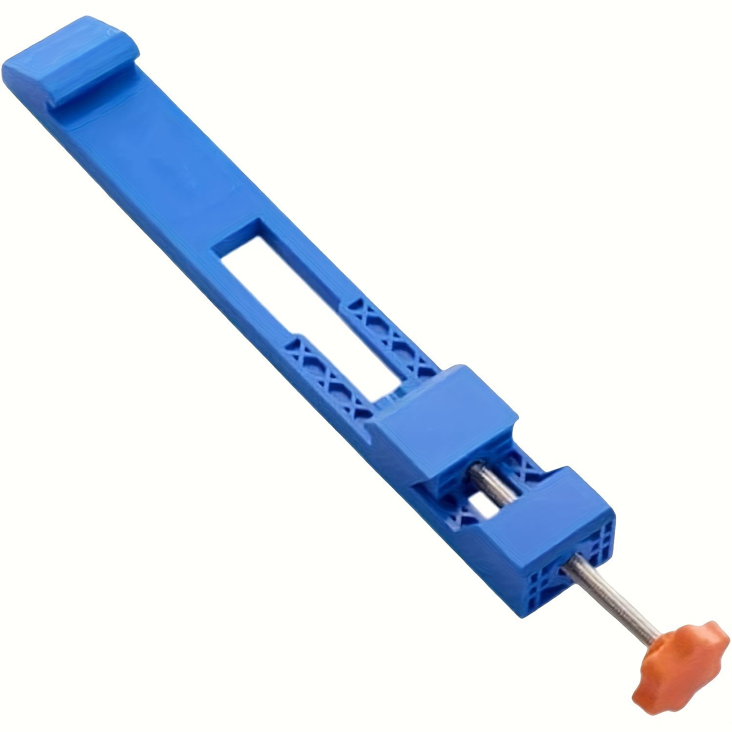 Adjustable Woodworking Guide Rail with Circular Saw & Milling Clamp for Precision Cutting - No Power Needed