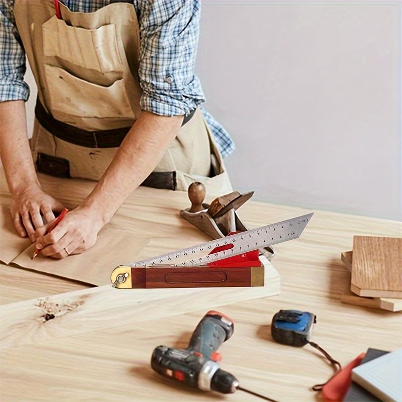 Bevel Gauge Block, Setup Blocks Height Gauge Set, Precision Setup For Router And Table Saw Accessories Woodworking, Angles For 1:6, 1:7 And 1:8 Dovetails, Miter Angles Of 15°, 22-1/2°, 30°, 36°and 45°