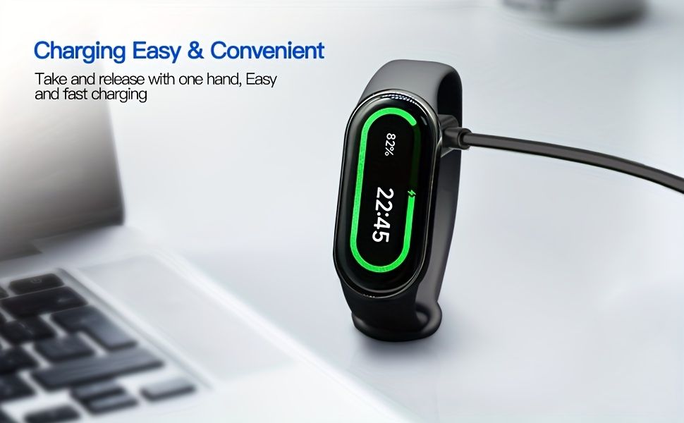 Xiaomi Mi Band 8/ Redmi Band 2 Charger Cable - Smartwatch Cables - Magnetic USB Replacement Charger Cord with Portable Charging Station Dock Accessories for Easy Power Up
