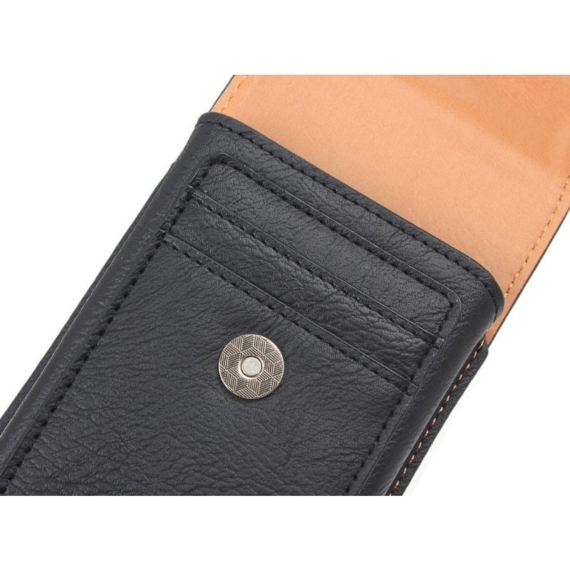 Universal 15 Series Cowhide Texture Case, XR Phone Waist Bag, XS Max Multifunctional Card Slot Leather Case, Universal Protective Case