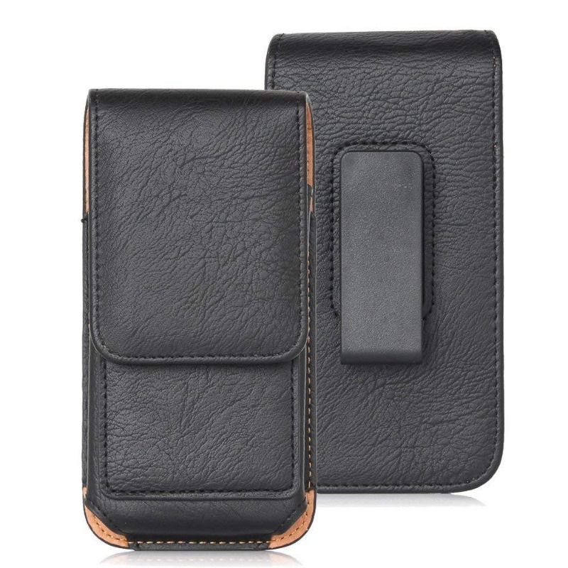 Universal 15 Series Cowhide Texture Case, XR Phone Waist Bag, XS Max Multifunctional Card Slot Leather Case, Universal Protective Case