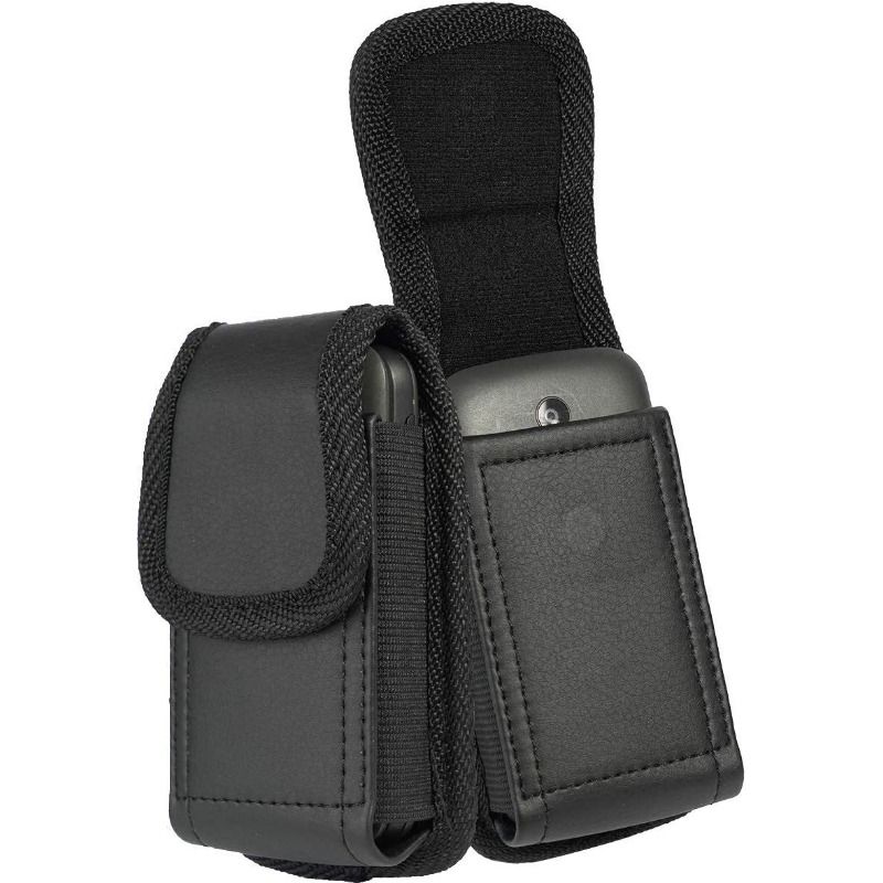 Compatible with Nokia 2760 Flip Phone Case Waist Bag, TCL Classic Flip Case, LG Classic Leather Case