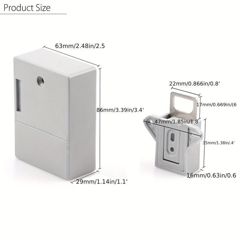 TOMSHOO Battery IC Card Sensor Cabinet Drawer Intelligent SmartLock DIY Invisible Hidde Digital Lock Without Perforate Hole