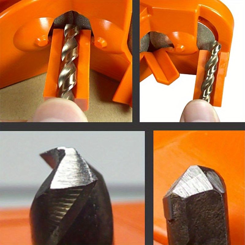 1pc Universal Drill Bit Sharpener - Electric Portable Grinder for All Bits with Precise Technology - Suitable for Hardened Steel, Carbide, and Twist Cobalt