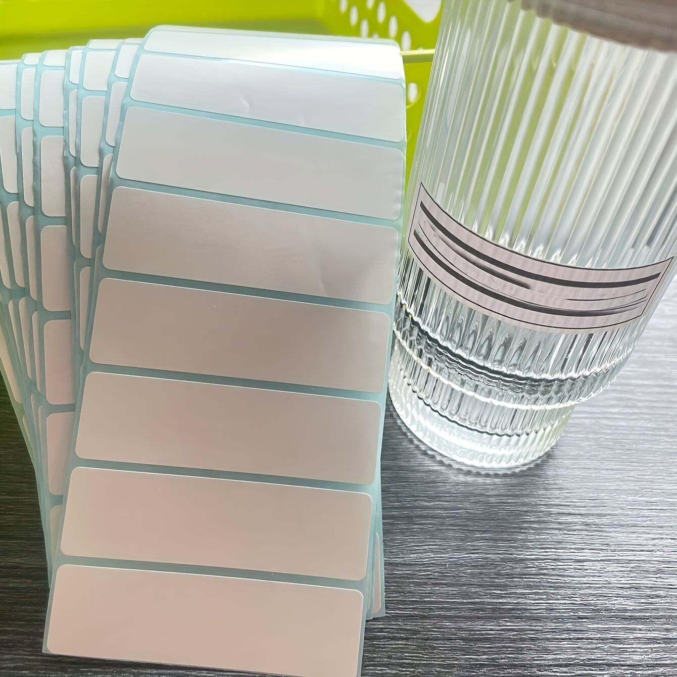 1500PCS Solid Color Label Stickers: Multi-Purpose Self-Adhesive Tags, Suitable for Office And School - Paper Material
