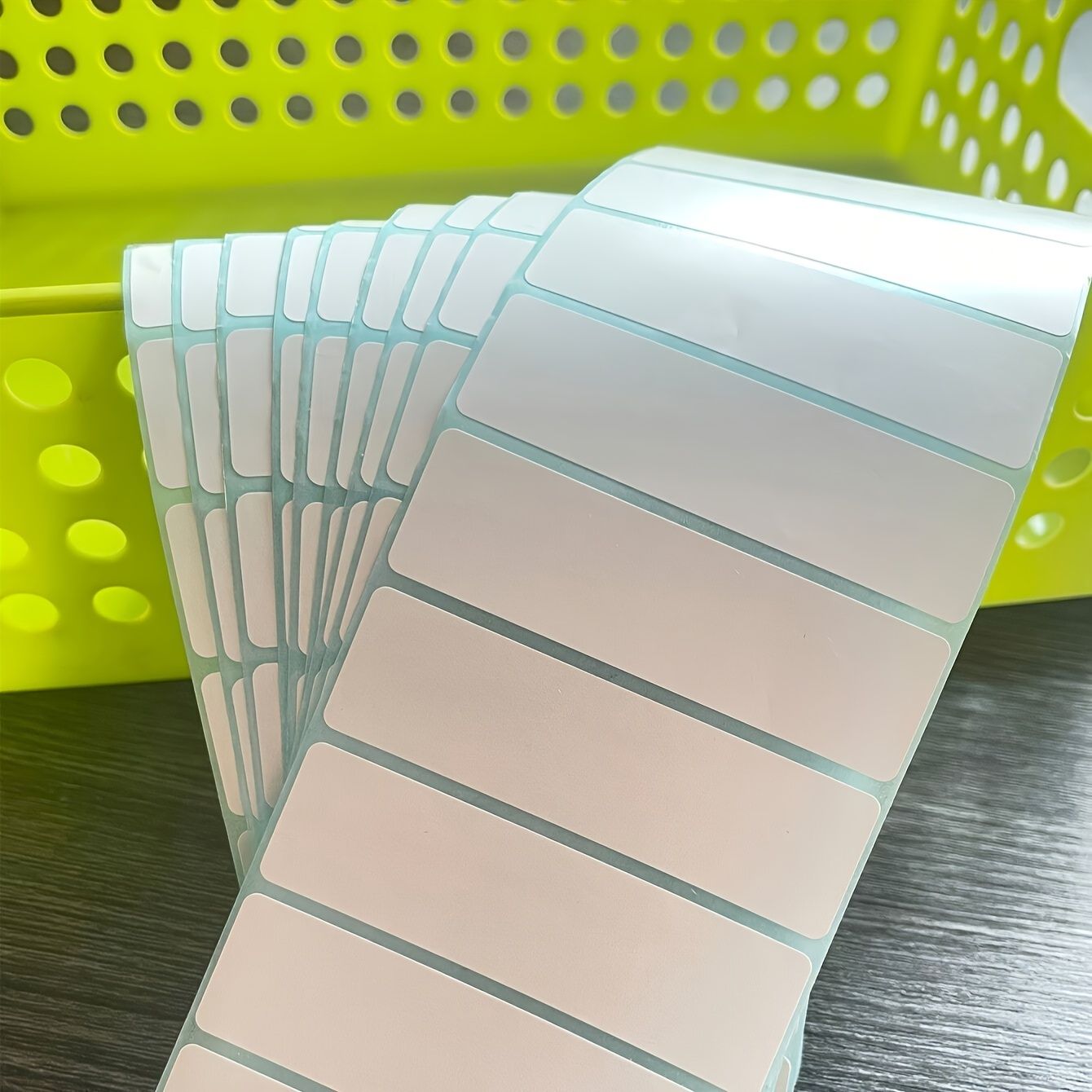 1500PCS Solid Color Label Stickers: Multi-Purpose Self-Adhesive Tags, Suitable for Office And School - Paper Material