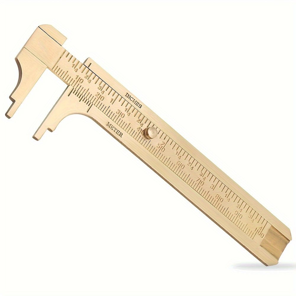 100mm High Precision Portable Mini Copper Caliper for Outdoor EDC Tool and Jewelry Measurement with Vernier Thickness Gauge