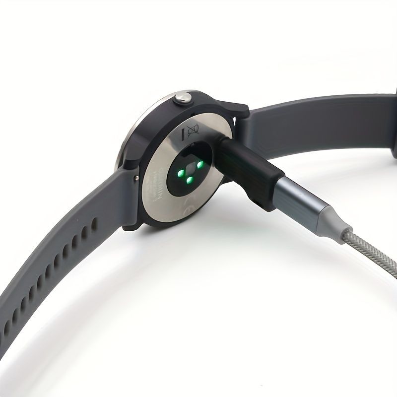 1PC Universal Garmin Watch Charger Adapter for Fenix 7/7S/7X, 6S/6/6X, 5S/5/5X, Instinct 1/2/2S/Tide/Tactical, Forerunner, Vivomove, Vivoactive, Venu Series and More - Type-C Compatible