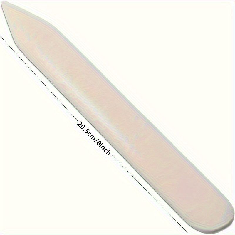 1pc Bone Folder Creaser Tool, Non-retractable Handle, ABS Material, DIY Leather Crafting, Scrapbooking & Bookbinding, for Paper Crafts & Leather Molding
