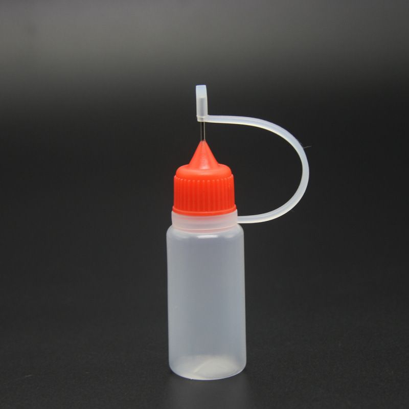 5pcs 0.34oz Squeeze Bottles with Needle Tips, PE Glue Applicator Bottles, Transparent Craft Tools for Paper Quilling, Scrapbooks, DIY Resin Craft Making, Plastic Material, Art Supplies