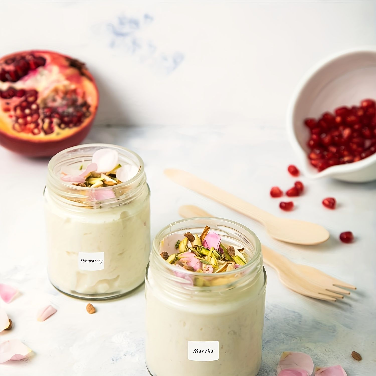 2700 Pcs All-Purpose Self-Adhesive Labels - Small Plastic Writable Stickers for Jars, Storage, Boxes, Folders, Envelopes, 13x9 mm - White Price Tags