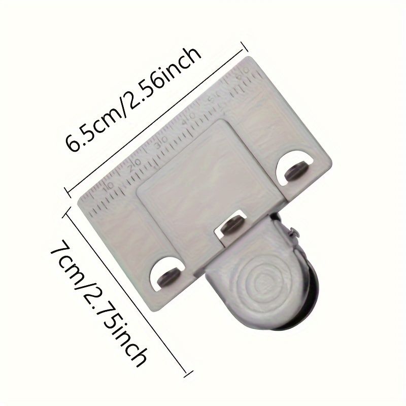 Stainless Steel Measuring Tape Clip - Waterproof, Precision 0.01 Accuracy, Industrial Grade Tool