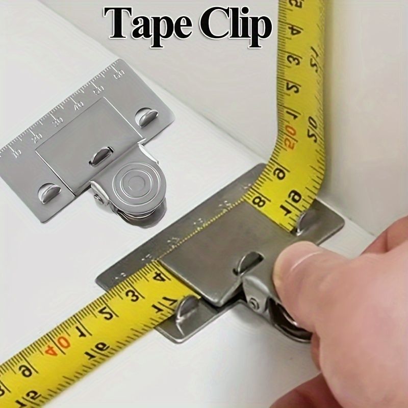 Stainless Steel Measuring Tape Clip - Waterproof, Precision 0.01 Accuracy, Industrial Grade Tool