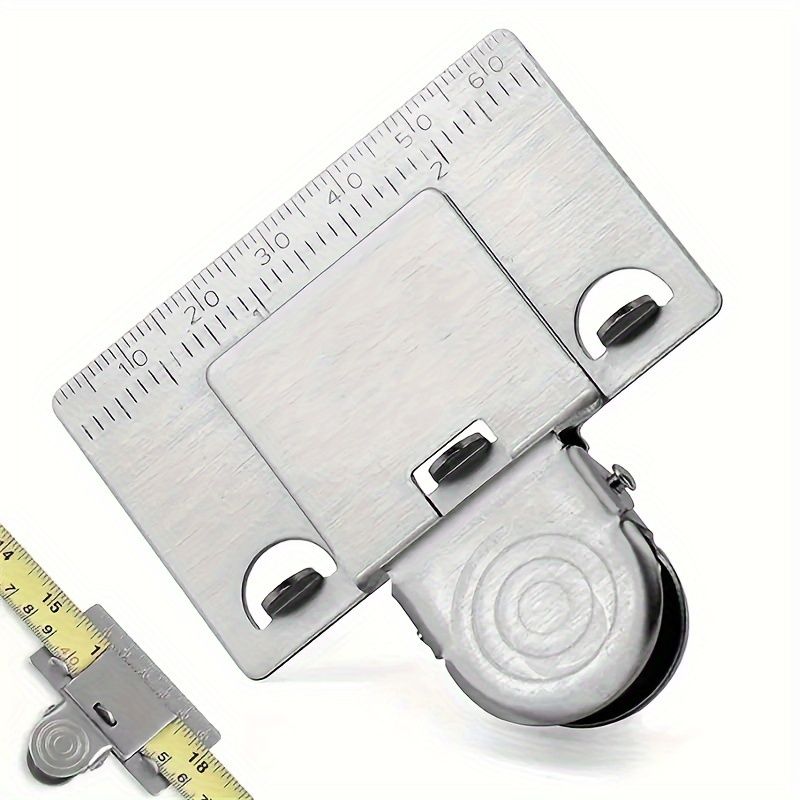 Stainless Steel Measuring Tape Clip - Waterproof, Precision 0.01 Accuracy, Industrial Grade Tool