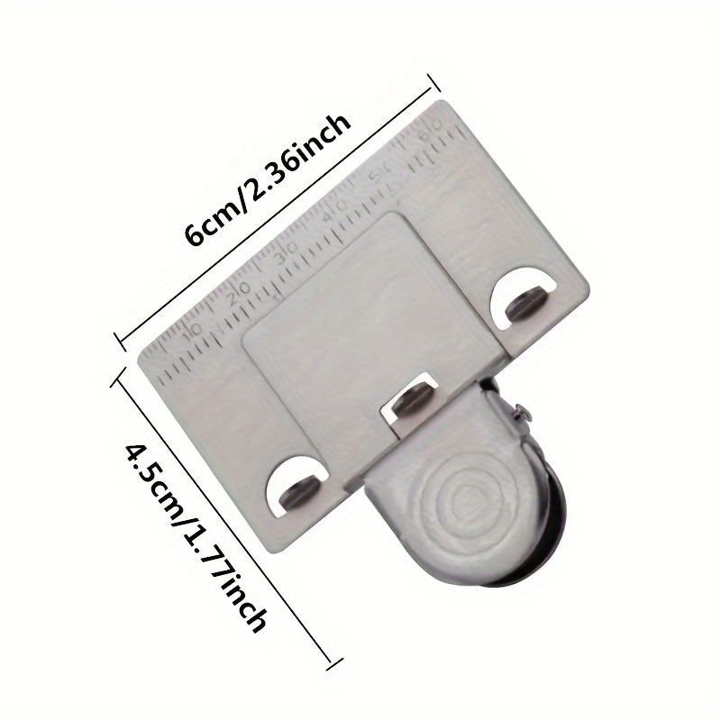 Stainless Steel Measuring Tape Clip - Waterproof, Precision 0.01 Accuracy, Industrial Grade Tool
