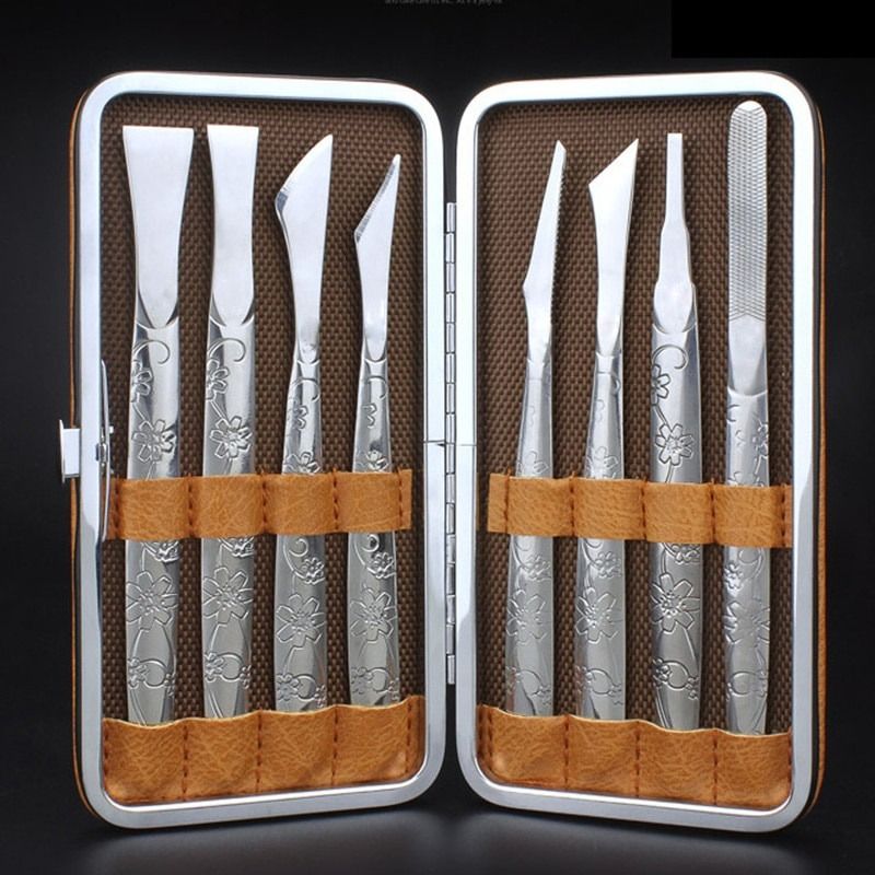 1Set Leather Craft Skiving Sharp Handle Knife Leather craft Handwork DIY Tool