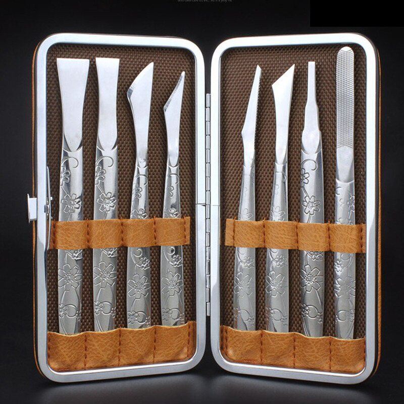 1Set Leather Craft Skiving Sharp Handle Knife Leather craft Handwork DIY Tool