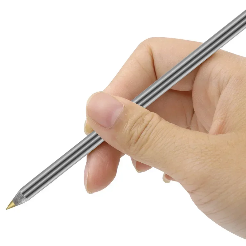 5-10PCS Woodworking Hand Tools Alloy Scribe Pen Carbide Scriber Pen Metal Wood Glass Tile Cutting Marker Pencil Marking Tool