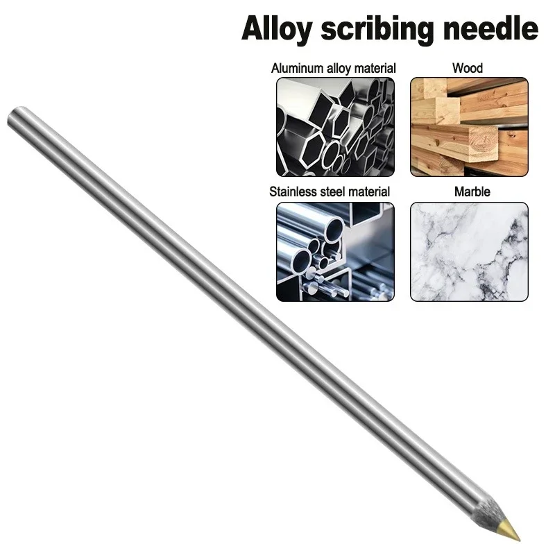 5-10PCS Woodworking Hand Tools Alloy Scribe Pen Carbide Scriber Pen Metal Wood Glass Tile Cutting Marker Pencil Marking Tool