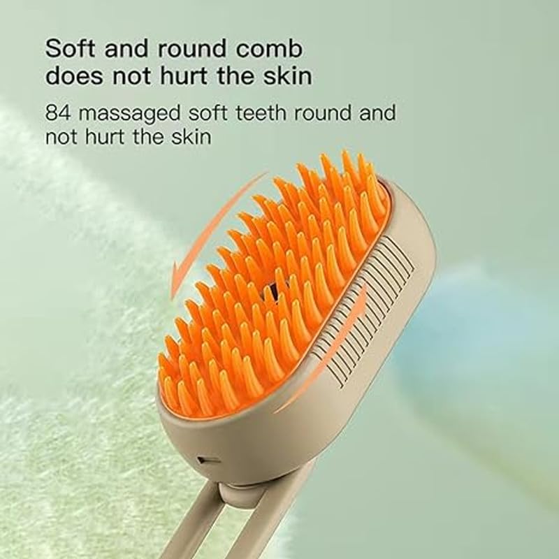 3 in 1 Pet Steam Brush, Cloud Care Cat Brush, Celery Pets Steam Brush, Spritz Defur Comb for Cats, Spitz Defur Comb, Spritz Demur Comb, 2024 Upgrade Steamy Cat Brush