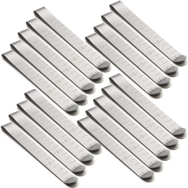 5-10pcs Hemming Clip, Sewing Clip Measuring Ruler Mark Sewing Project Quilting Supplies (3 Inches)
