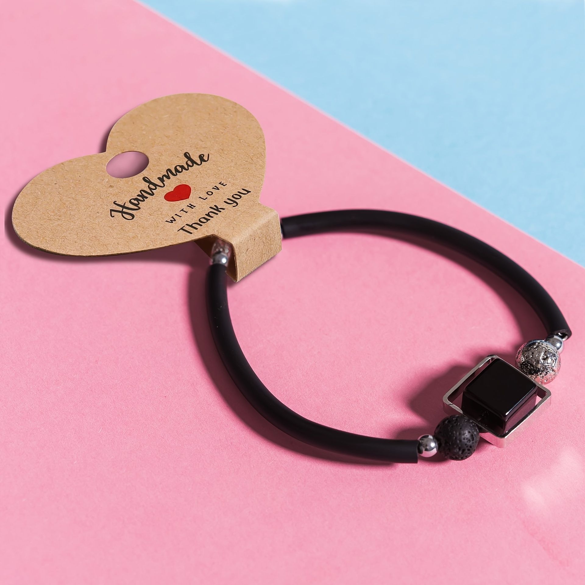 100-Pack Heart-Shaped Kraft Paper Jewelry Tags with Adhesive - Glam Style Necklace Display Cards for Small Businesses, DIY Crafts, Retail - Hanging Earrings, Bracelets, Headbands, Keychains Organizer