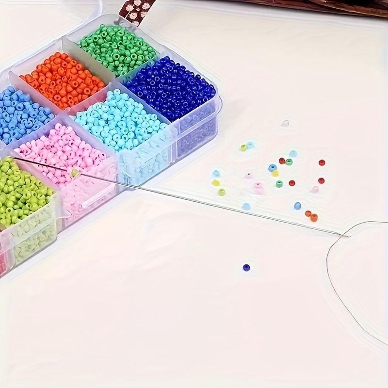 30PCS  Colorful Metal Beading Needles for DIY Bracelets and Necklaces - Durable Handmade Crafting Tools, Beading Supplies|Stylish Needles|Durable Meta