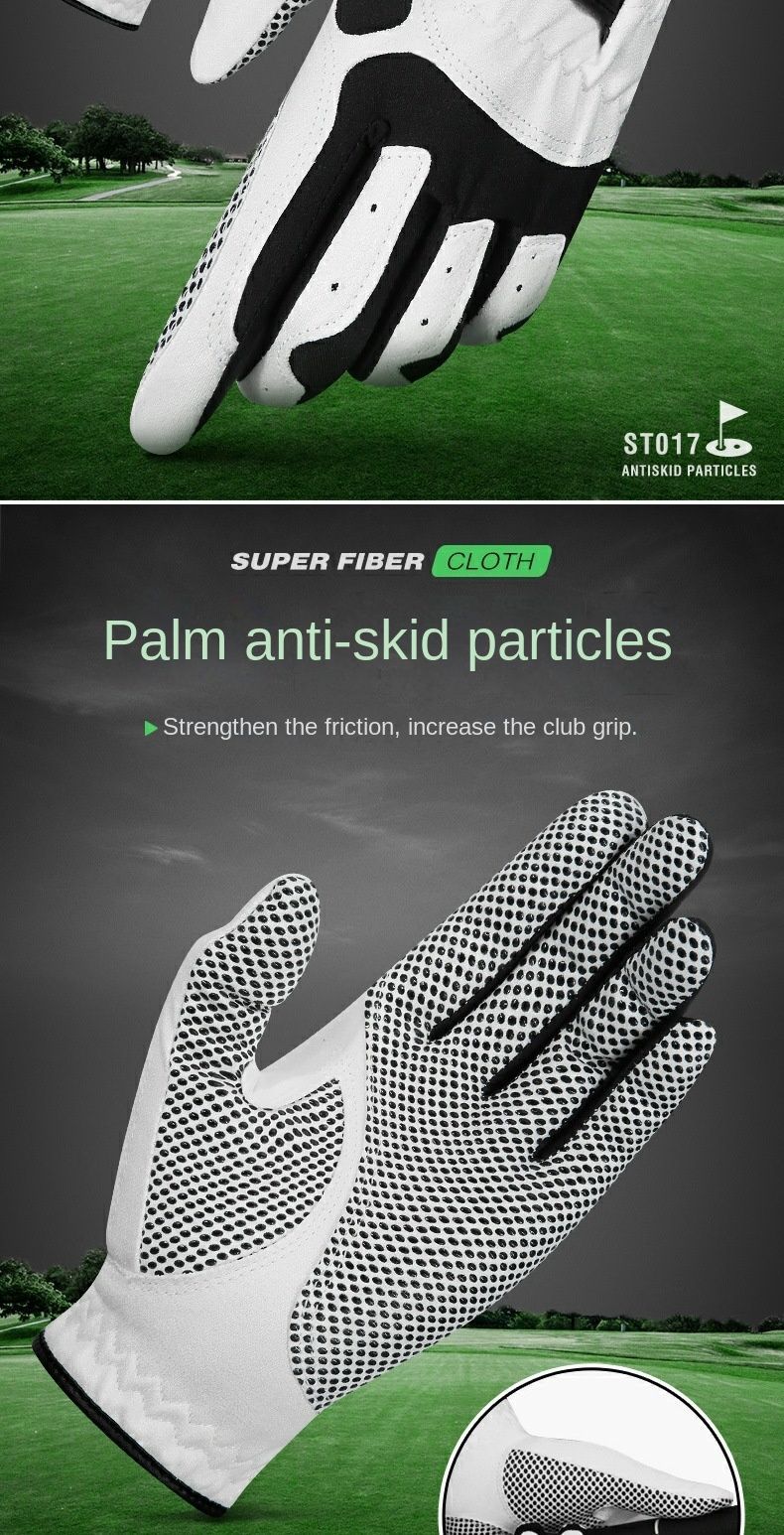 1PCS not 1 pair PGM Golf Gloves Non-slip Granular Wear-resistant Ultrafine Cloth Golf Gloves, Durable Microfiber, Ultimate Comfort for Peak Performance
