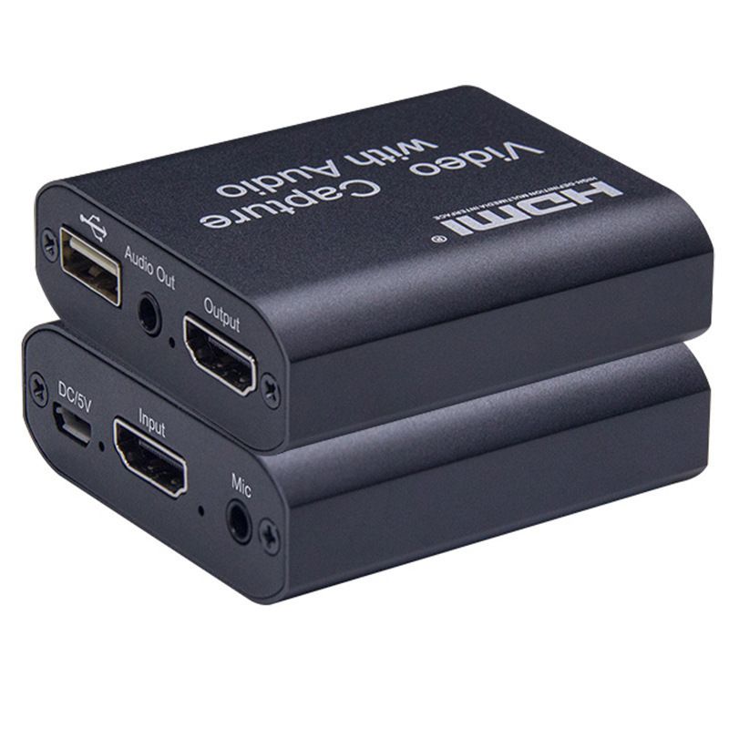 ​​HDMI Video Capture Card, USB 3.0 4K 60fps Pass-Through Capture Device for Game Live Streaming, Recording, TikTok, YouTube on PC​​