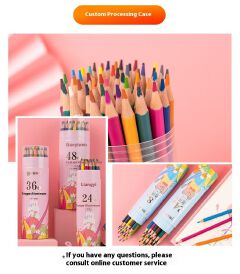 Oil-Based Colored Pencils Set, Art Drawing Supplies for Kids & Students