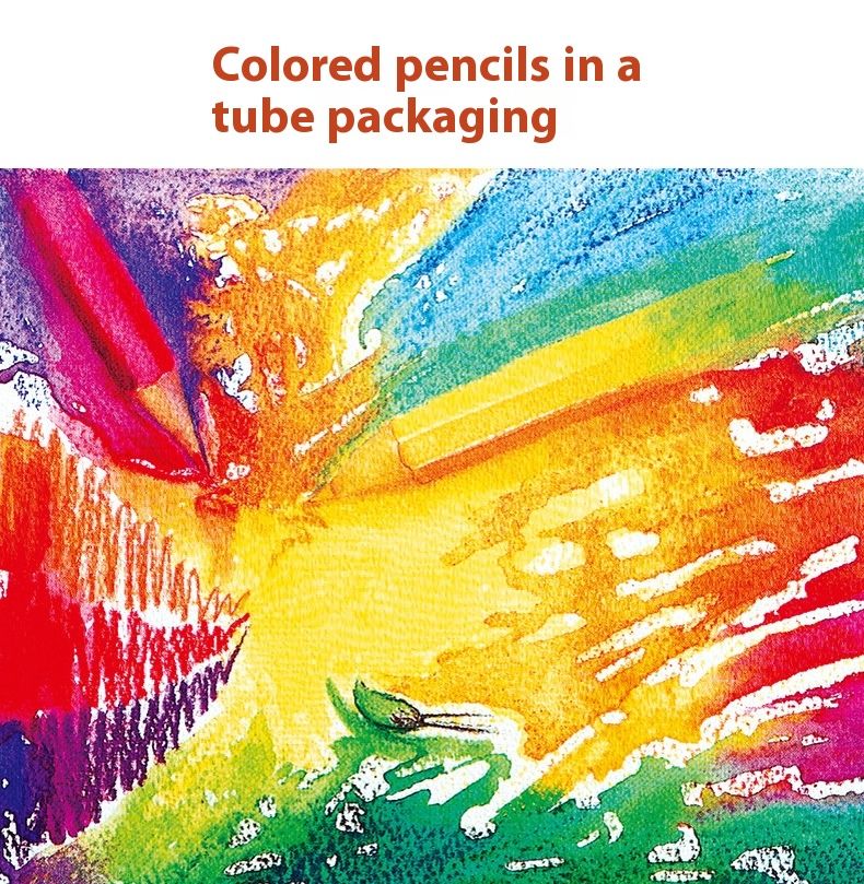 Oil-Based Colored Pencils Set, Art Drawing Supplies for Kids & Students