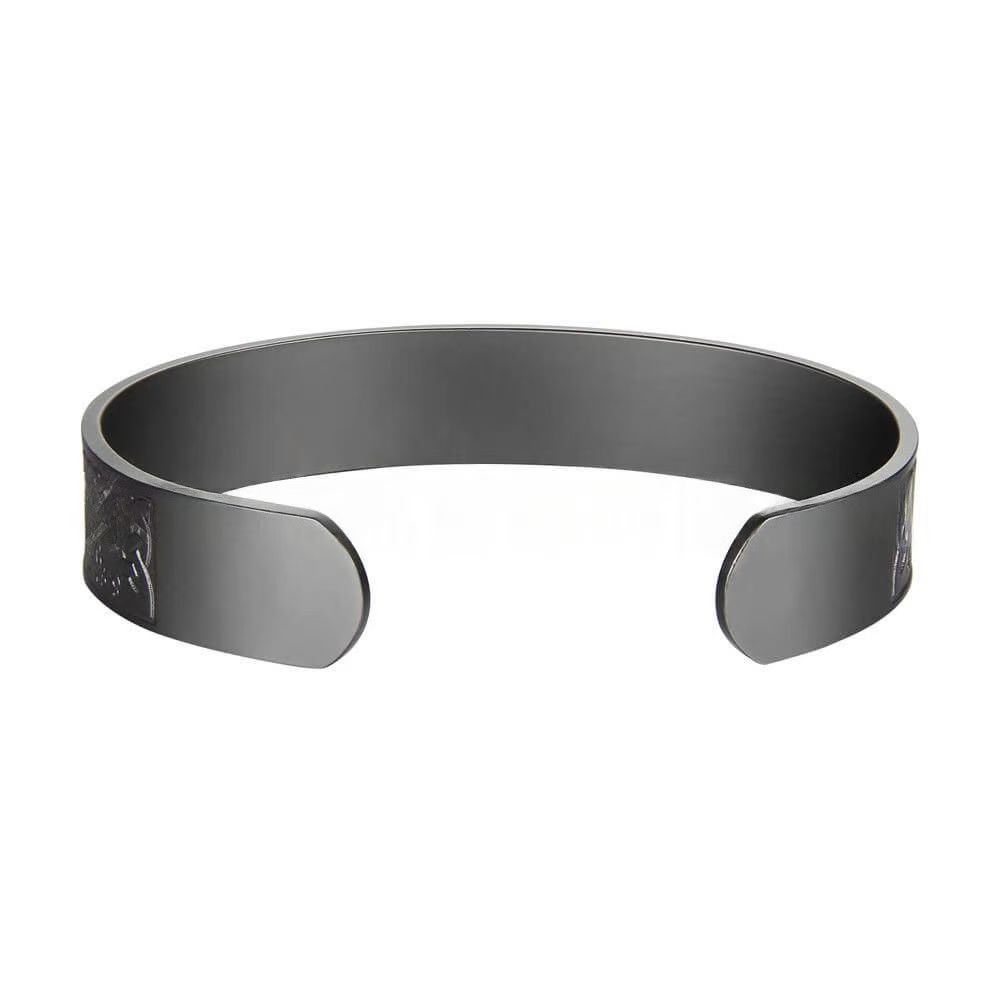 1PC Viking Tree of Life Titanium Bracelet - Vintage Style, Magnetic Energy, Unisex