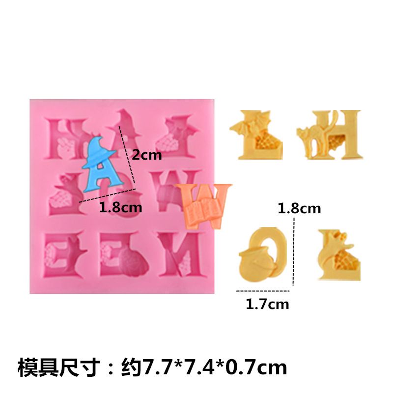 Skeleton Chocolate Cake Silicone Moulding Sugar Upholstery Moulding DIY Baking Tool H1968 Cake Moulding