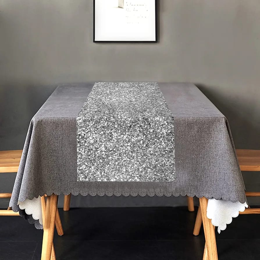 NORDIC WOVEN TABLE RUNNER (148 * 33 CM) - Made of high quality fabric, sturdy sewing, soft, durable and reusable, Protect your table's surface from hot pans, scratches, and spills .