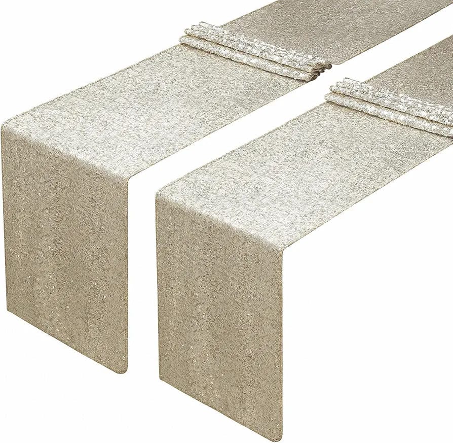 NORDIC WOVEN TABLE RUNNER (148 * 33 CM) - Made of high quality fabric, sturdy sewing, soft, durable and reusable, Protect your table's surface from hot pans, scratches, and spills .