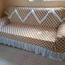 5 SEATER CHECKED SOFA LOOSE COVERS - Reasonable price, Durable and practical, Easy to use, Exquisite Workmanship.