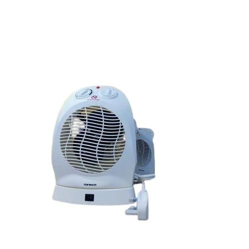 Starworth Room Heater Fan – Portable Electric Space Heater, fan heater design helps distribute warm air evenly, making it ideal for bedrooms, living rooms, offices, or study areas.