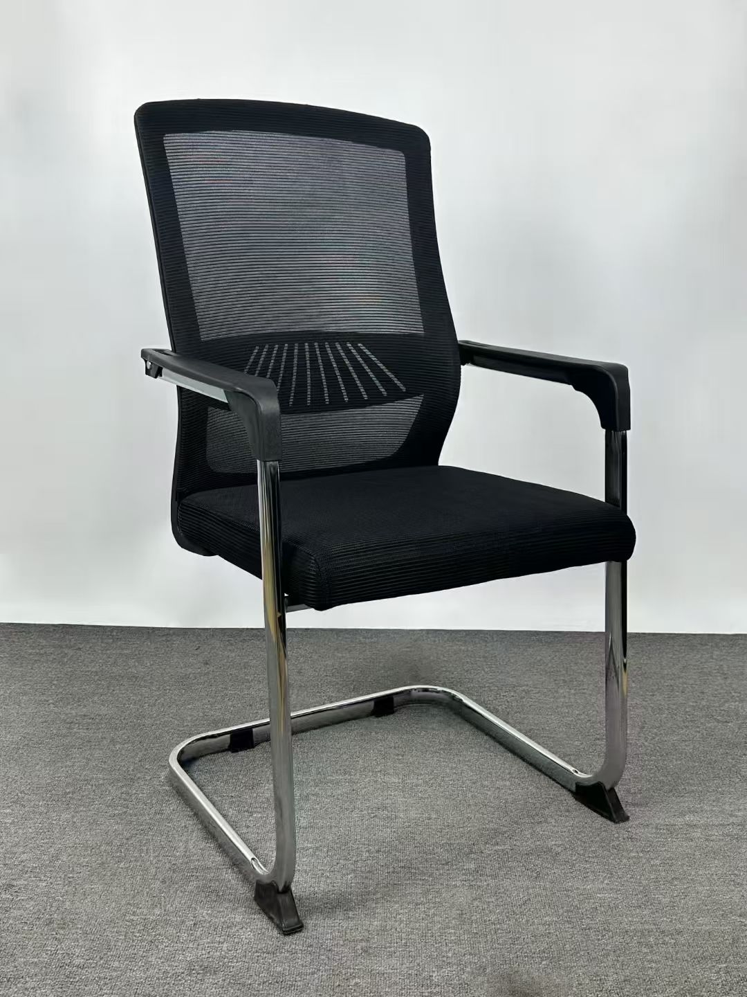 Secretarial Mesh Office Chair – Comfortable Ergonomic Waiting & Desk Chair, Breathable mesh back for all-day comfort, Ergonomic design supporting proper posture, Sturdy frame with durable base.