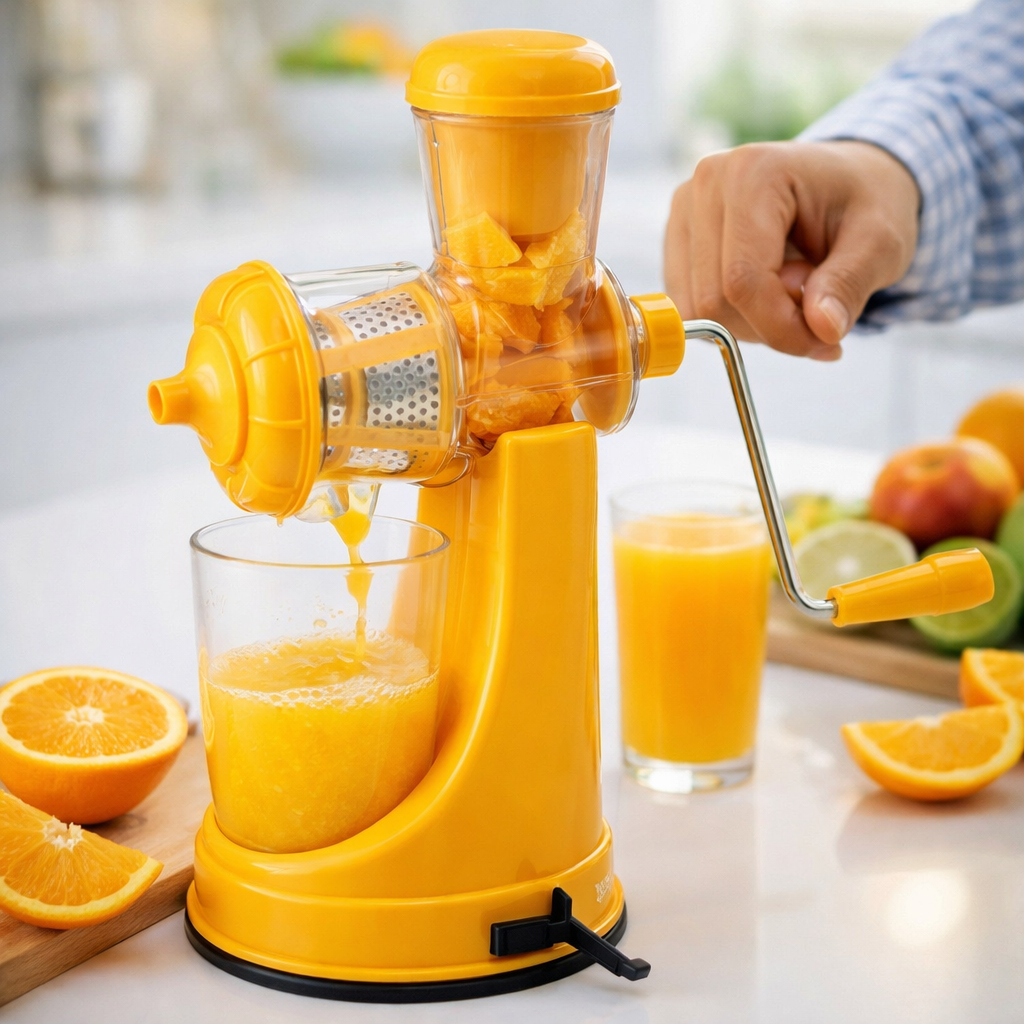 Jumbo Manual Juicer – Heavy-Duty Fruit & Vegetable Press, Large capacity for fresh juice in minutes, Manual operation, no electricity required, Durable construction for long-lasting use.