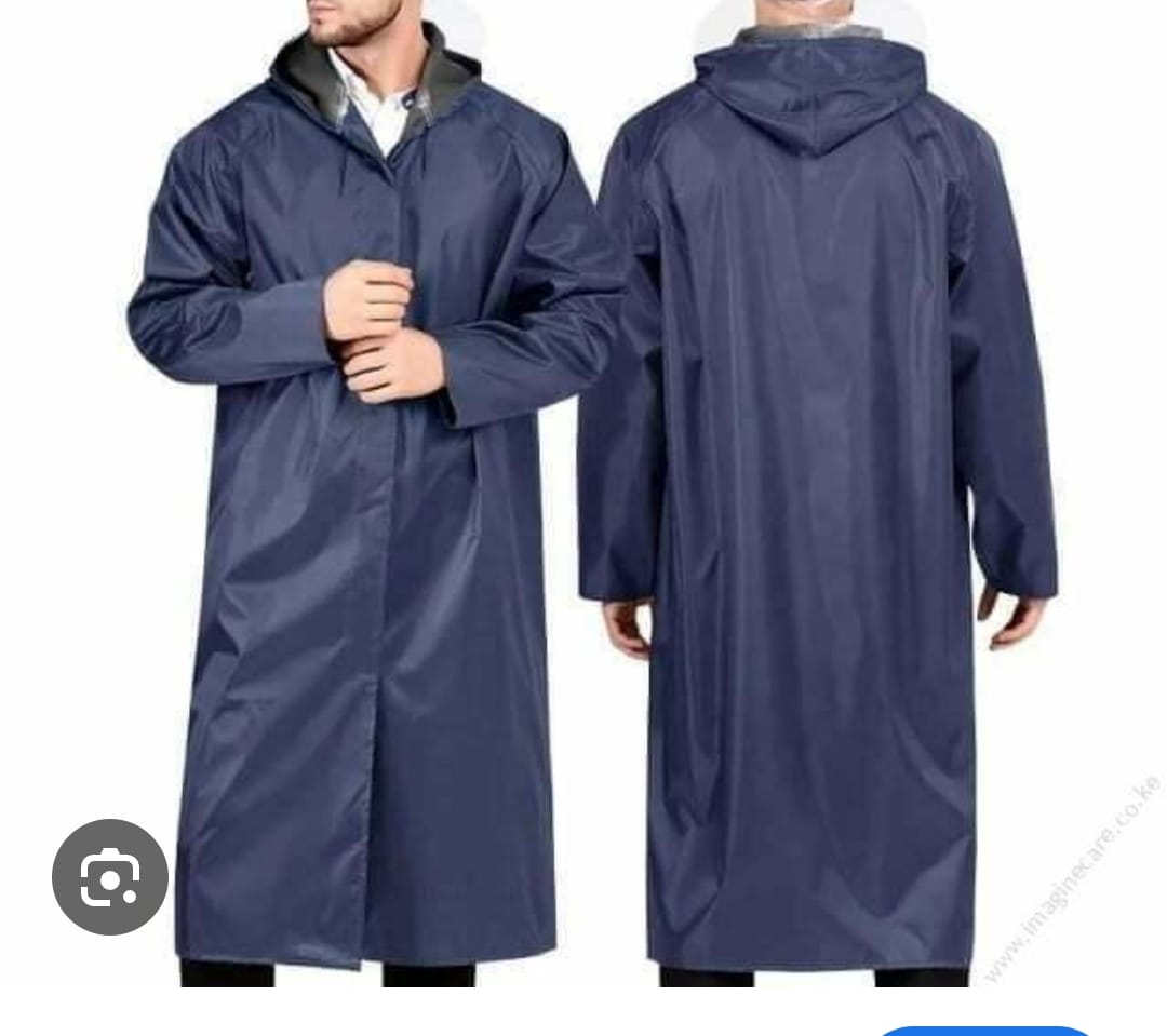 Heavy Duty Raincoat with Hood & Zipper – Durable Rain Protection, Comes with a hood for added coverage, Zipper closure for easy wear and secure fit, Lightweight and comfortable for daily use.