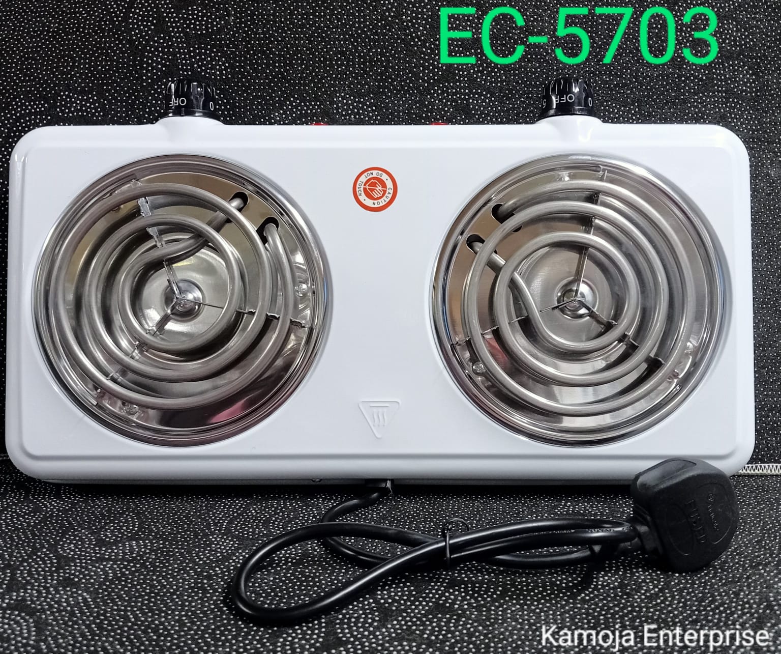 DOUBLE Electric Cooker /Spiral Coil Hotplate  This Single Burner is Small and Compact Perfect for Travel. Can Be Used for Cooking Outdoors or in the Office. Can Be Used for Cooking Outdoors or in the