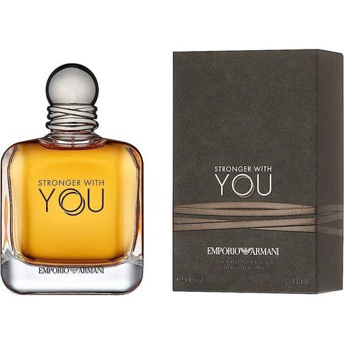 Emporio Armani STRONGER WITH YOU EDT PERFUME Become a man of effortless prestige and confidence when you wear Stronger With You Intensely, a daring men's cologne. This inspiring fragrance boasts spicy