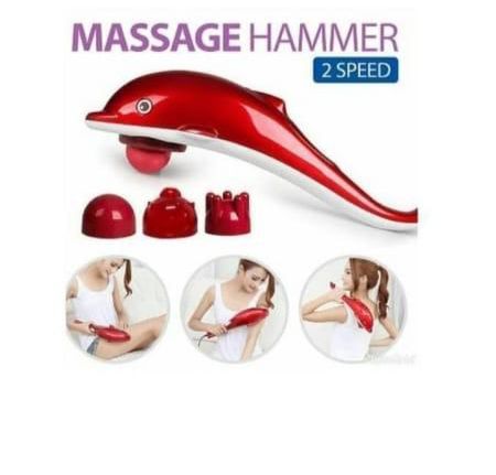 Dolphin Red Massager Dolphin Infrared Single head Massage Hammer is a very good body messager that leaves your muscles relaxed after long day of working and feeling pain. It is easy  to use and its a