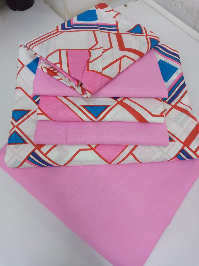 6pc fitted bedsheets 1flat,1fitted bedsheets 4pillow cases 6*77*8