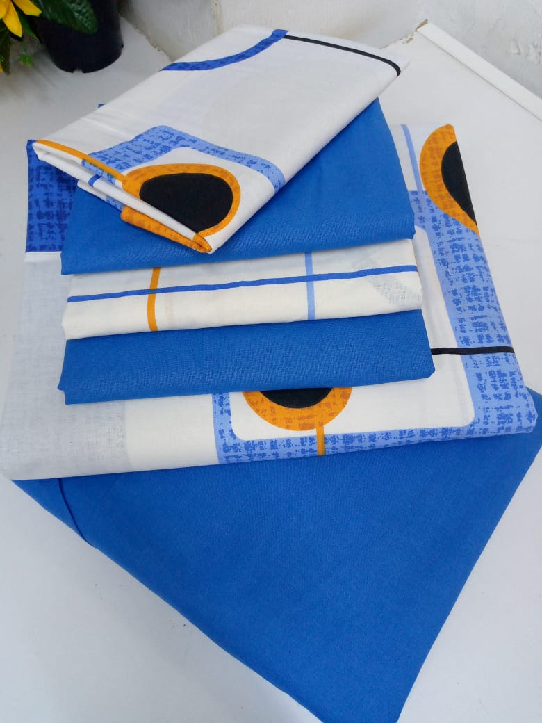 6pc fitted bedsheets 1flat,1fitted bedsheets 4pillow cases 6*77*8