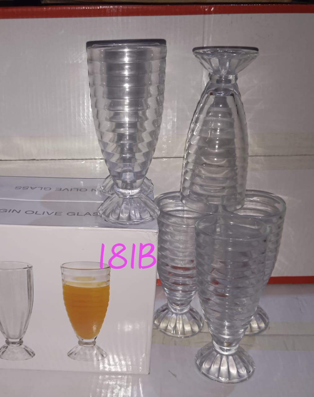 Fish glass 6pcs