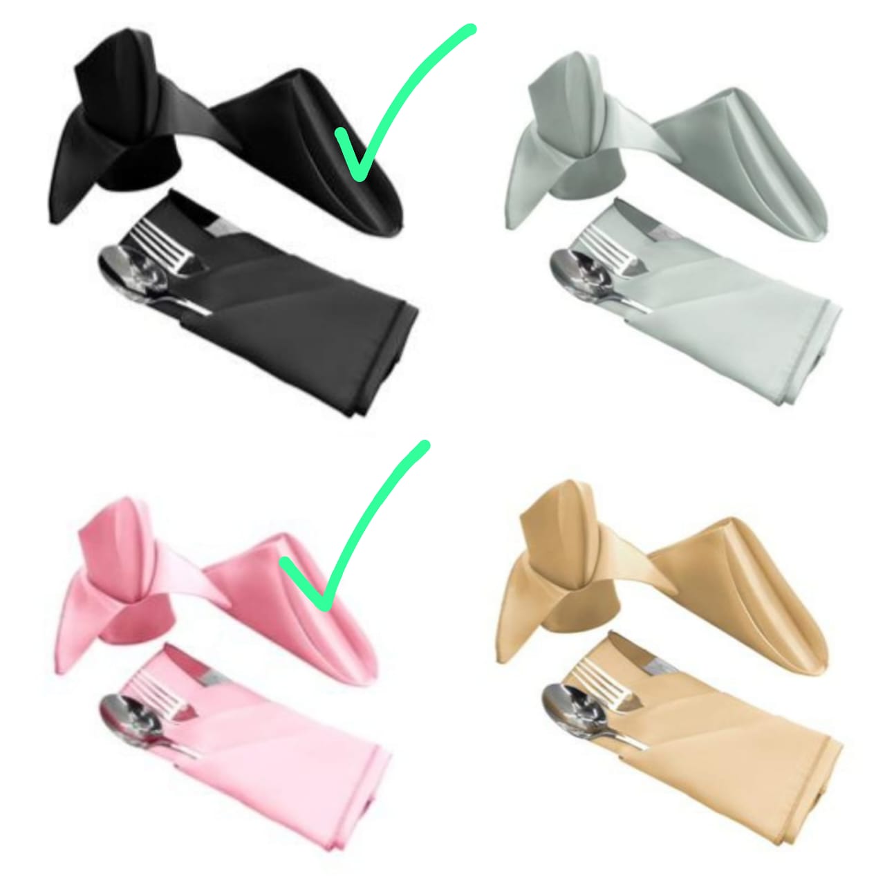 6 piece table napkins