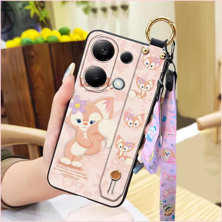 3D Cool Fashion Trendy Wristband Phone Case For Xiaomi Redmi Note 13 Pro -4G/POCO M6 Pro -4G, Hand Strap Soft Holder Cover & Lanyard